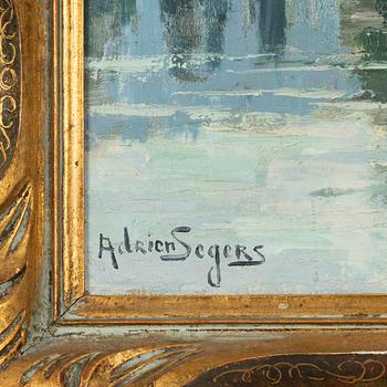 Adrien Segers, "Bras de Seine a Port St Quen".