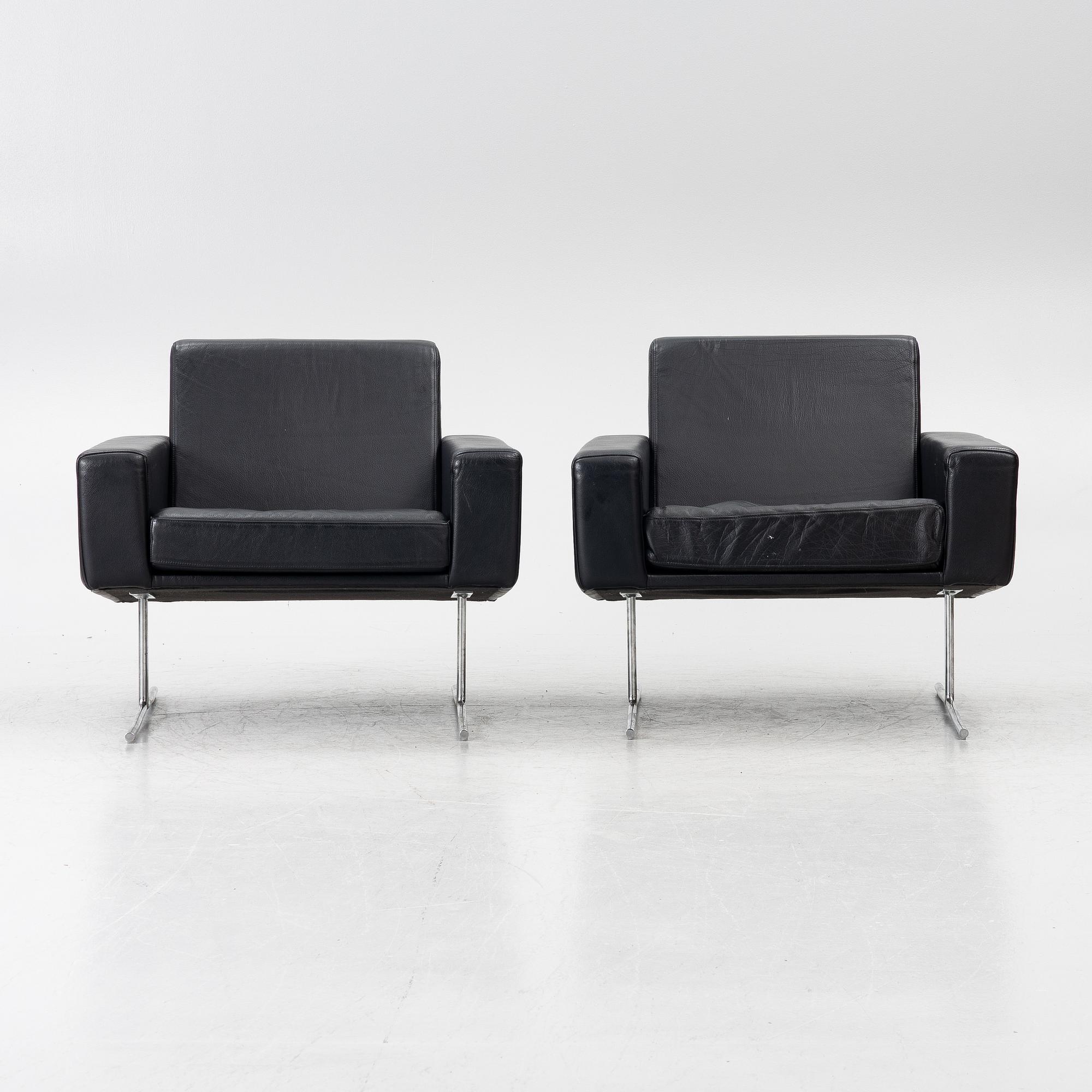 Armchairs, a pair, Danerka, Denmark.