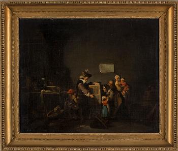 JAN HAVICKSZ. STEEN, hans art, olja på duk, ej signerad.