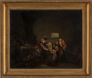 JAN HAVICKSZ. STEEN, hans art, olja på duk, ej signerad.