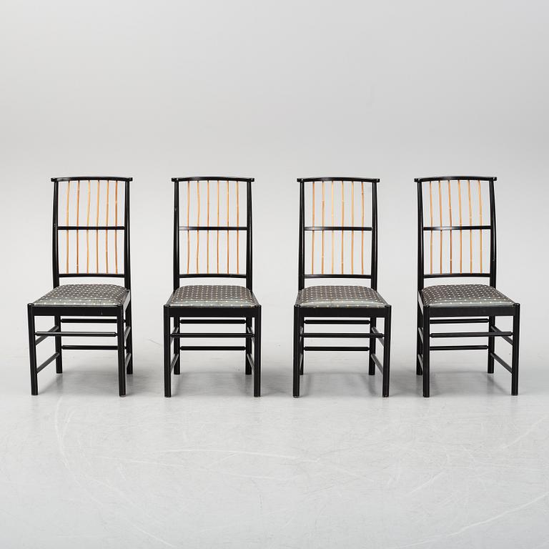 Josef Frank, a set of 10 model 2025 chairs, Firma Svenskt Tenn.