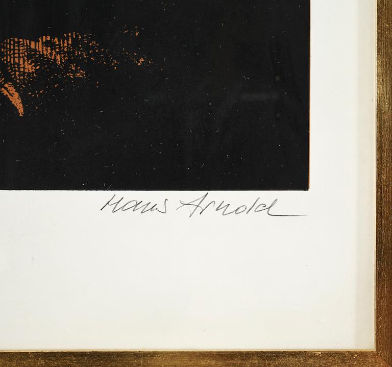 HANS ARNOLD, "Monster Lisa", litografi, sign o numr 162/200.
