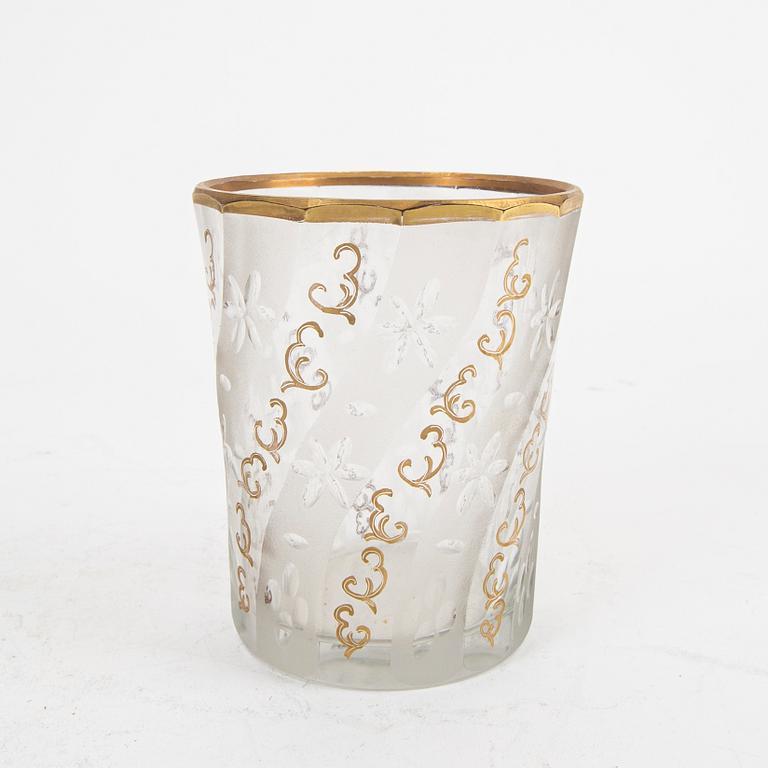 A set of 4+4+2 glasses 20th century.