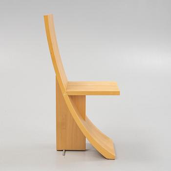 A 'Excent' beech chair, by Jonas Palmius, Gärsnäs 1992.
