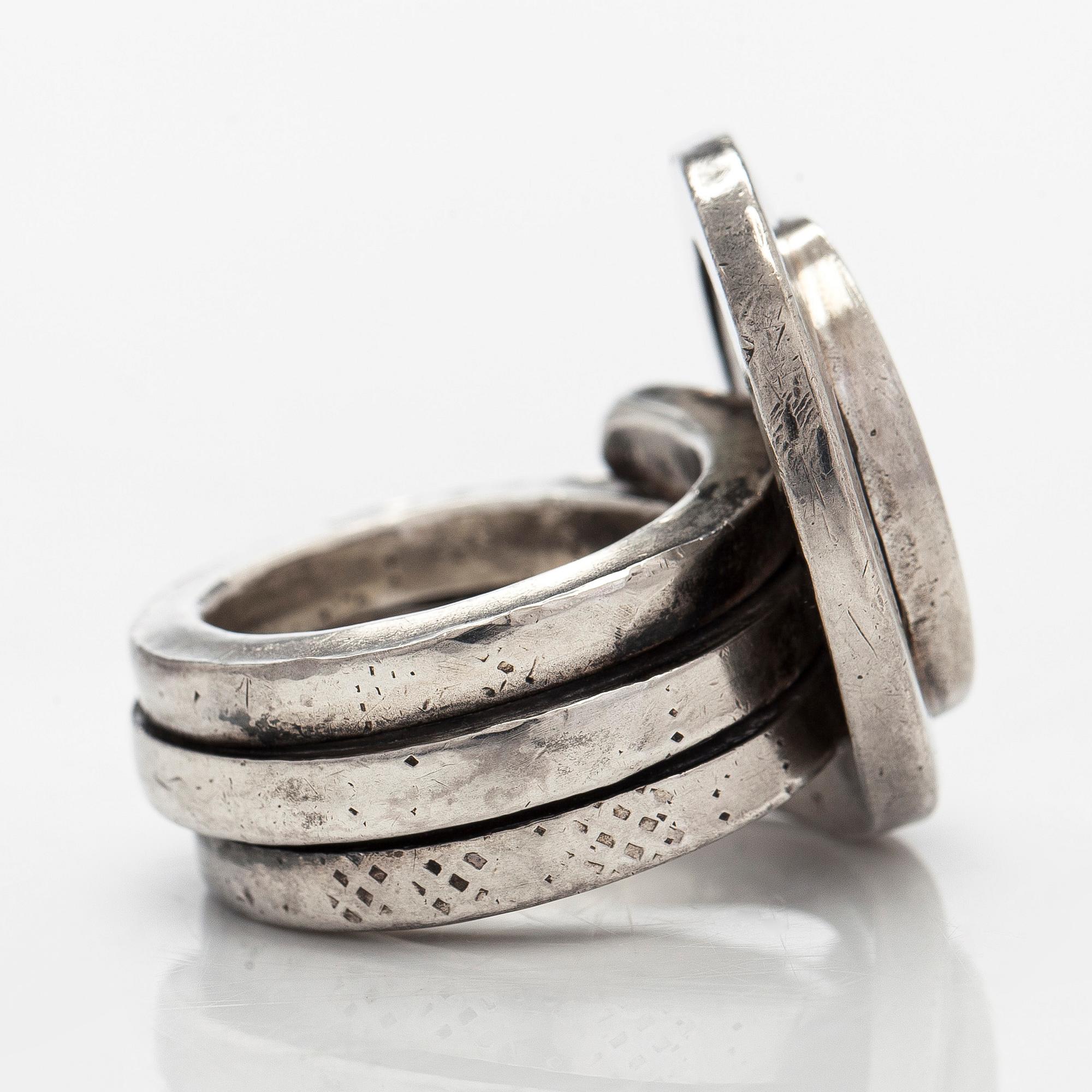 Alexander Calder, a late 1930s silver ring.