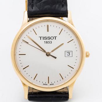 TISSOT, 1853 18K guld, armbandsur, 34 mm.