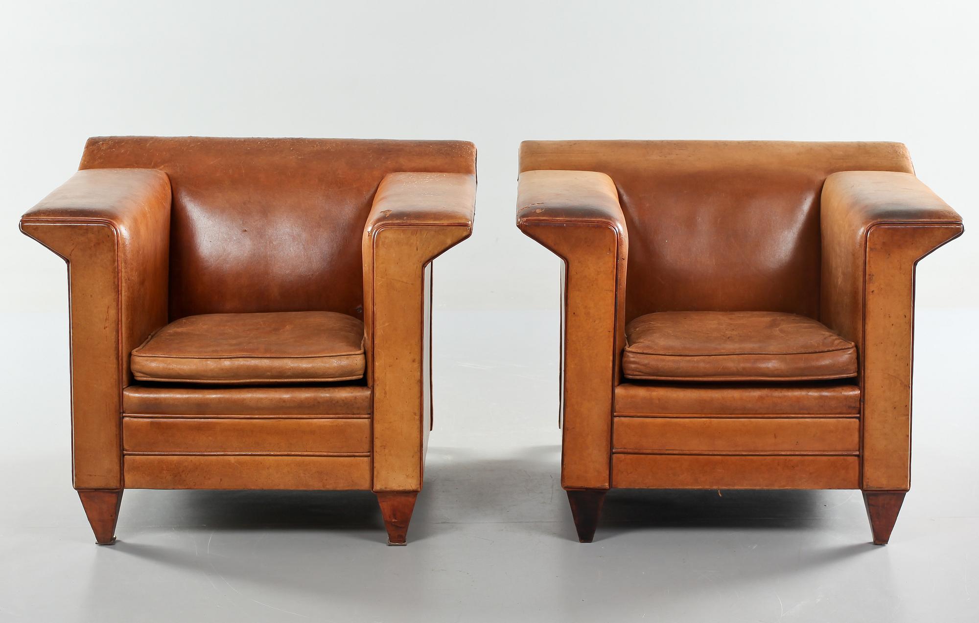 FÅTÖLJER, ett par, "Suite", Bart Van Bekhoven, Holland, 1970-tal.