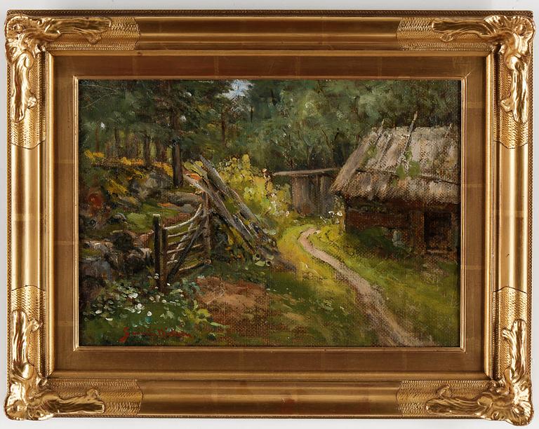 SEVERIN NILSON, olja på duk, signerad.