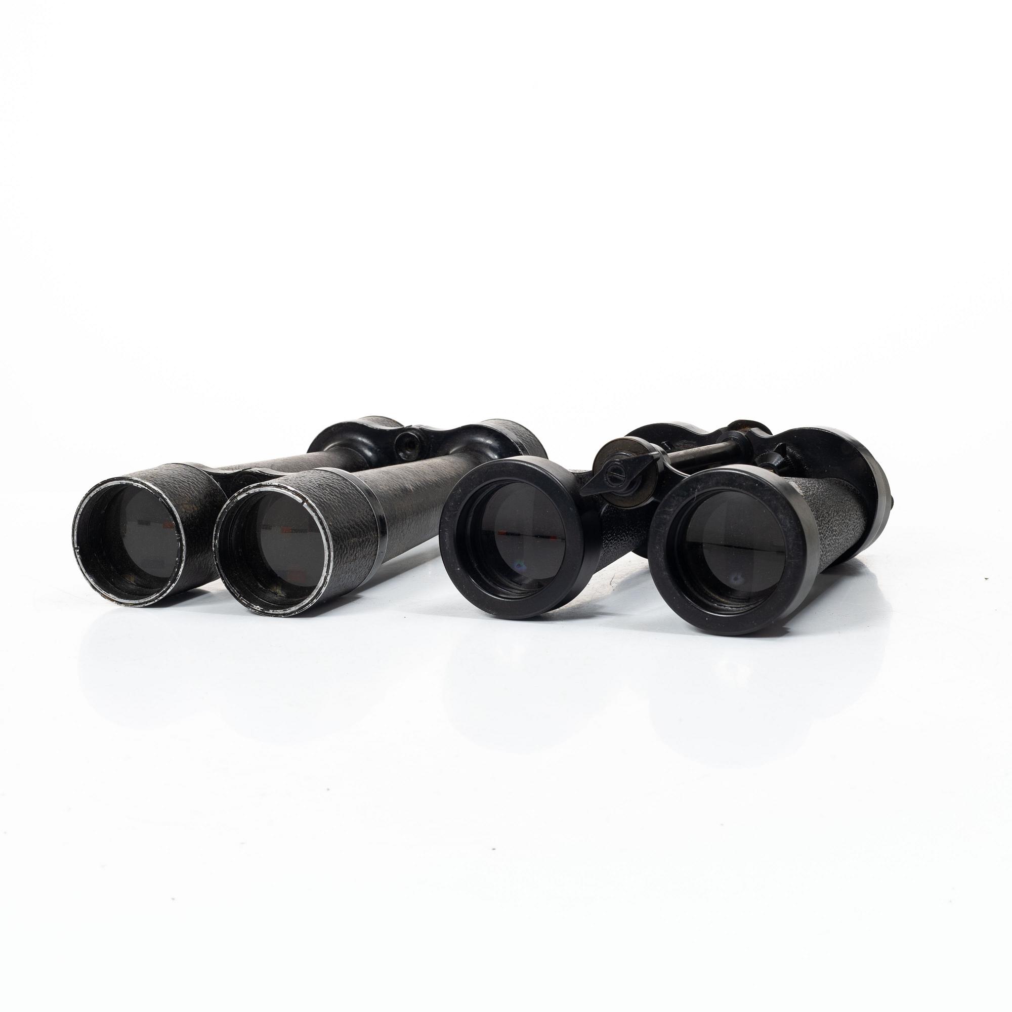 Marinkikare, 2 st, Zeiss Jen Delfort 18x50 och Barr & Stroud 7 x.