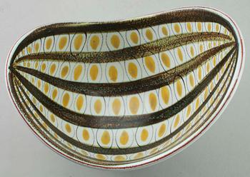 KERAMIKSKÅL, Stig Lindberg, Gustavsbergs Studio, 1900-talets senare hälft.