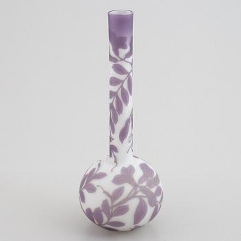 Weis, a cameo glass vase.