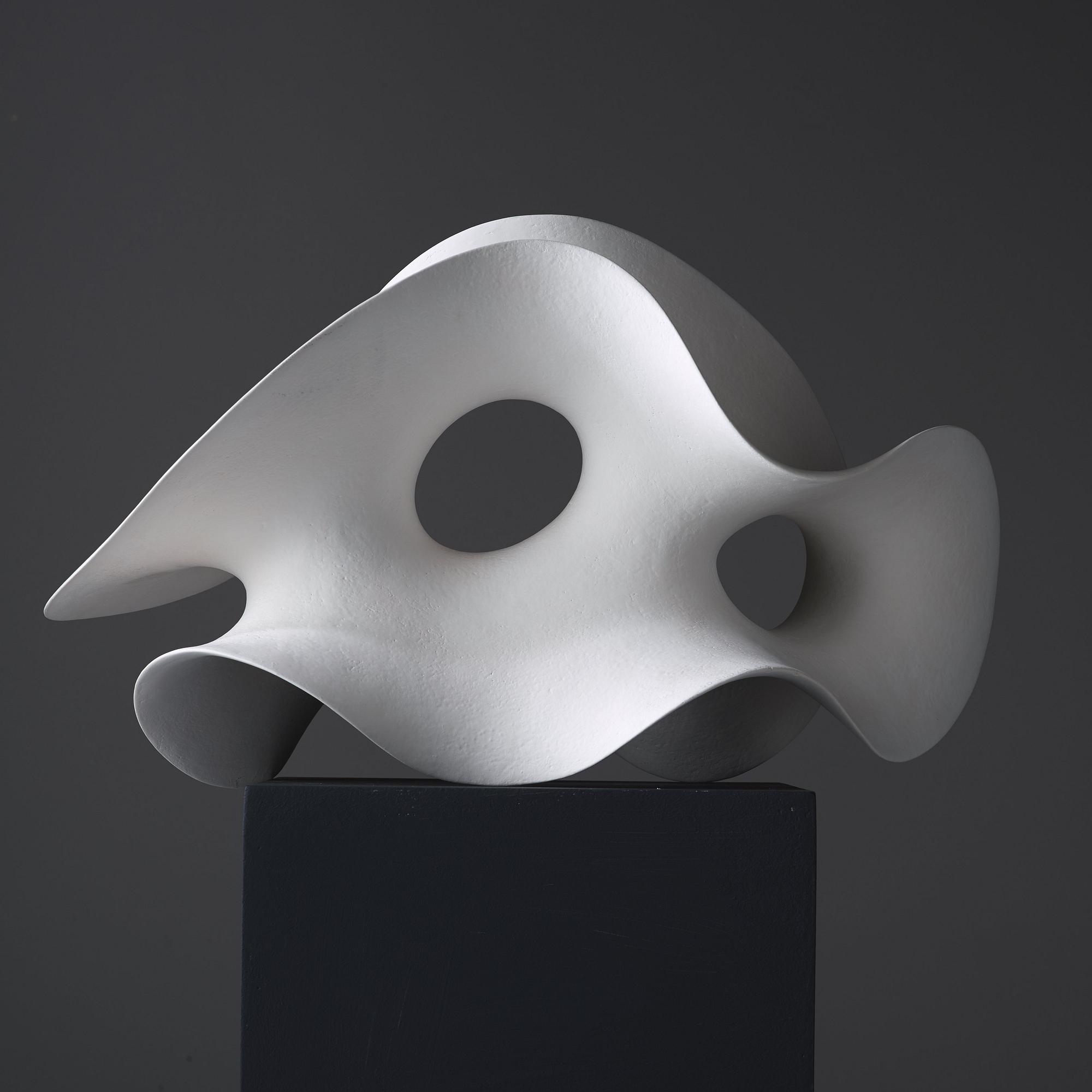 Eva Hild, an engobed stoneware sculpture "Loop 319", Sparsör Sweden 2005.