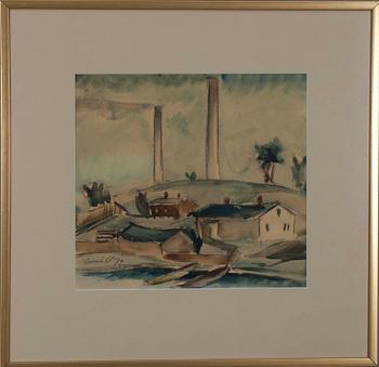 ONNI OJA, Akvarell, sign. -33.