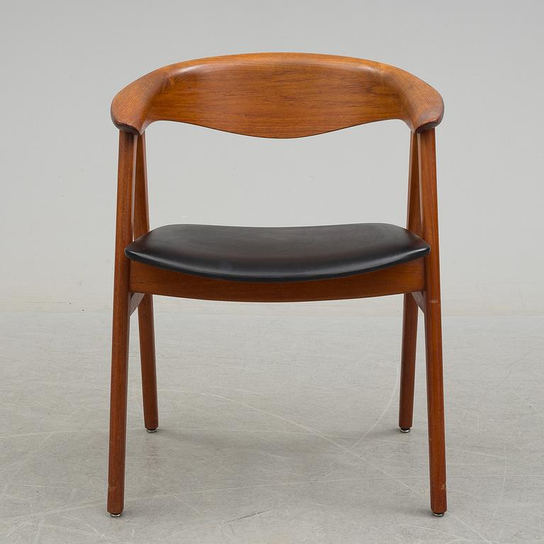 ERIK KIRKEGAARD, a teak chair from Höng Stolefabrik, Denmark, 1950's/60's.