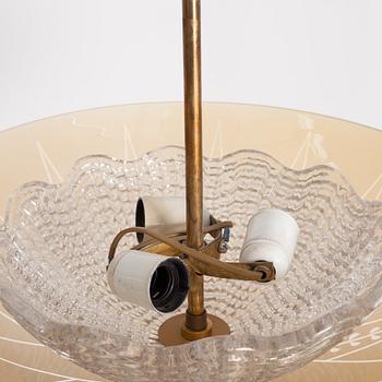 Bertil Brisborg, taklampa, variant av modell "31020/1890", Nordiska Kompaniet, 1940-tal.