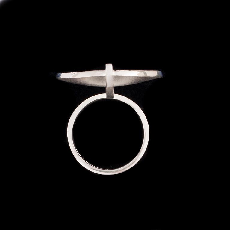 RING, Koopel, sterling silver, Christoph Burger Lapponia 2001. Vikt 17 g.