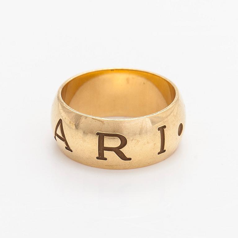 Bulgari, sormus, ”Monologo”, 18K kultaa.