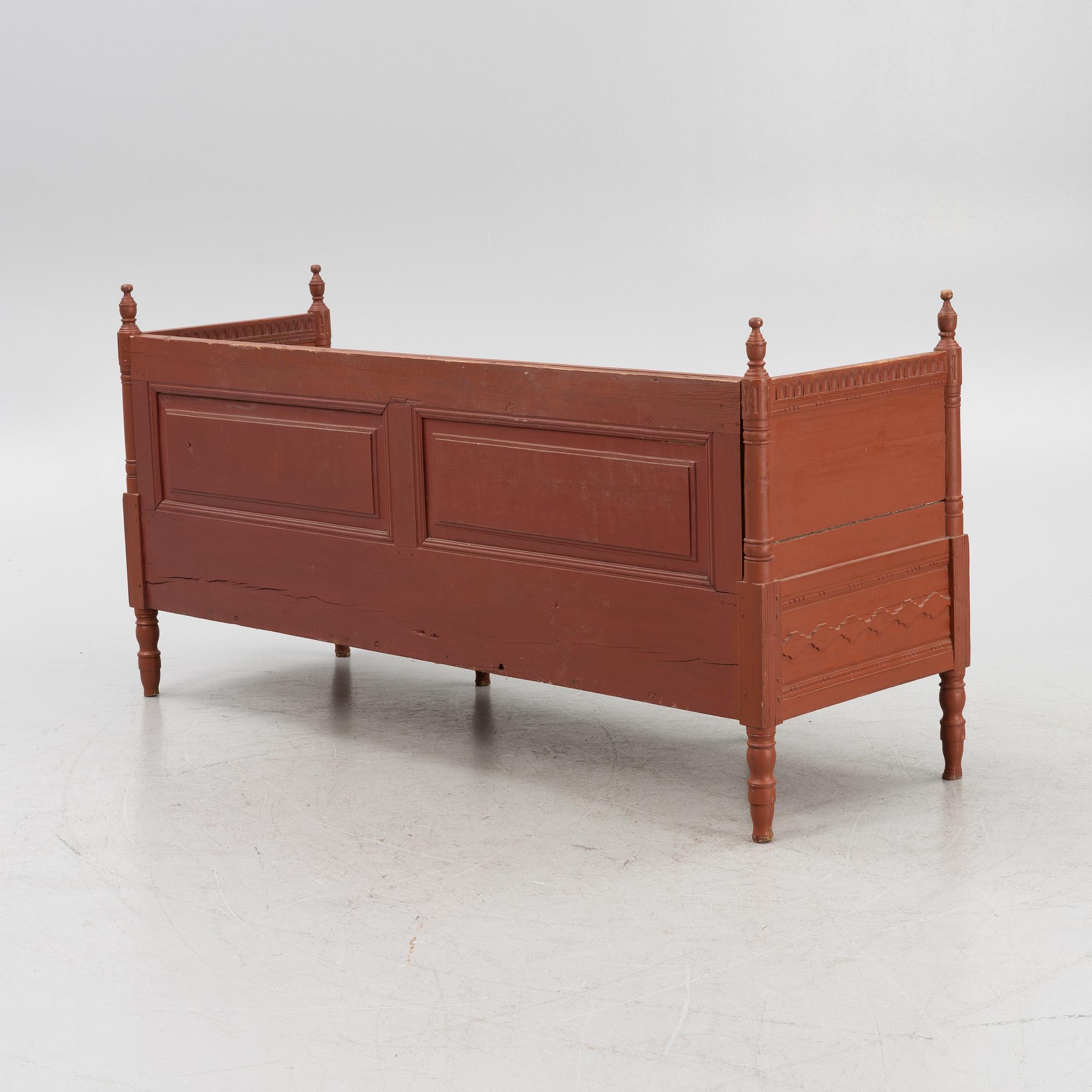 Soffa, sengustaviansk, 1800-talets början.