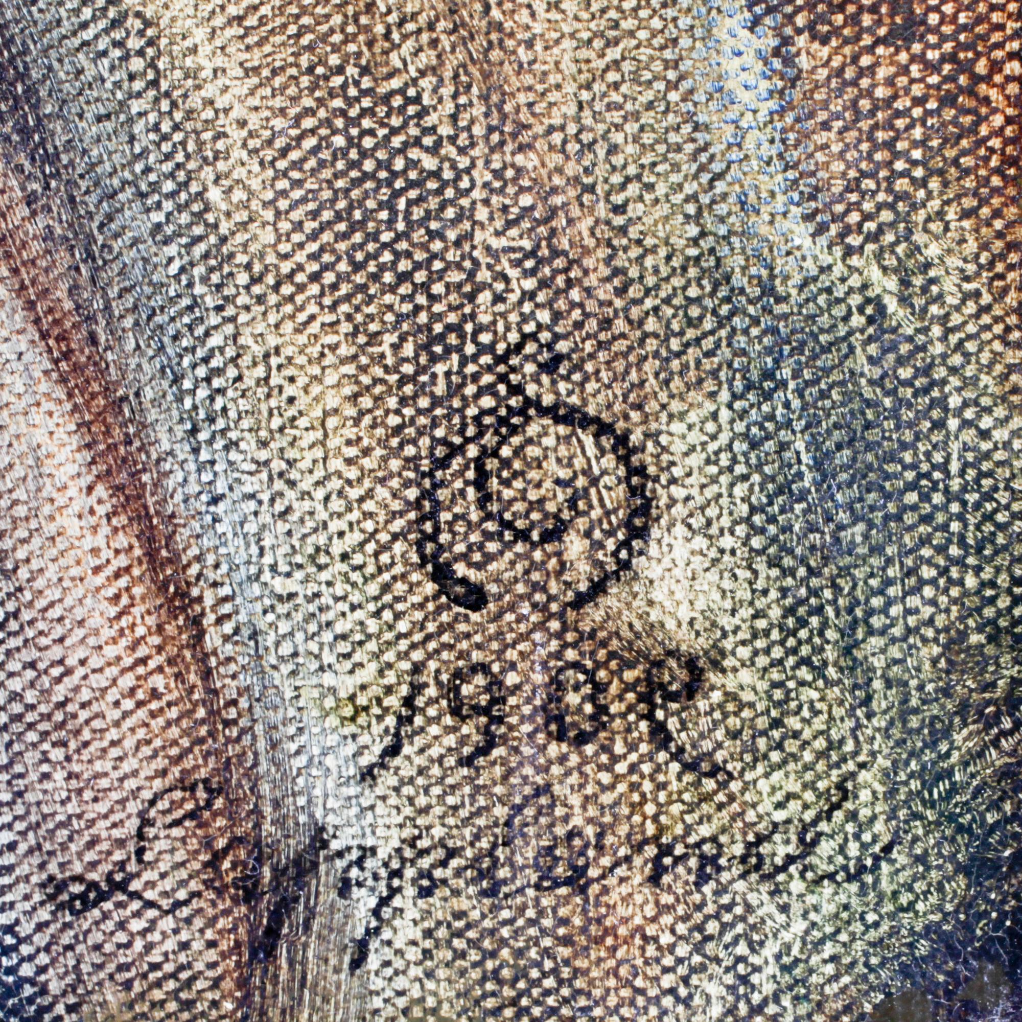 EJNAR NIELSEN, olja på duk, sign. o dat. 1909.