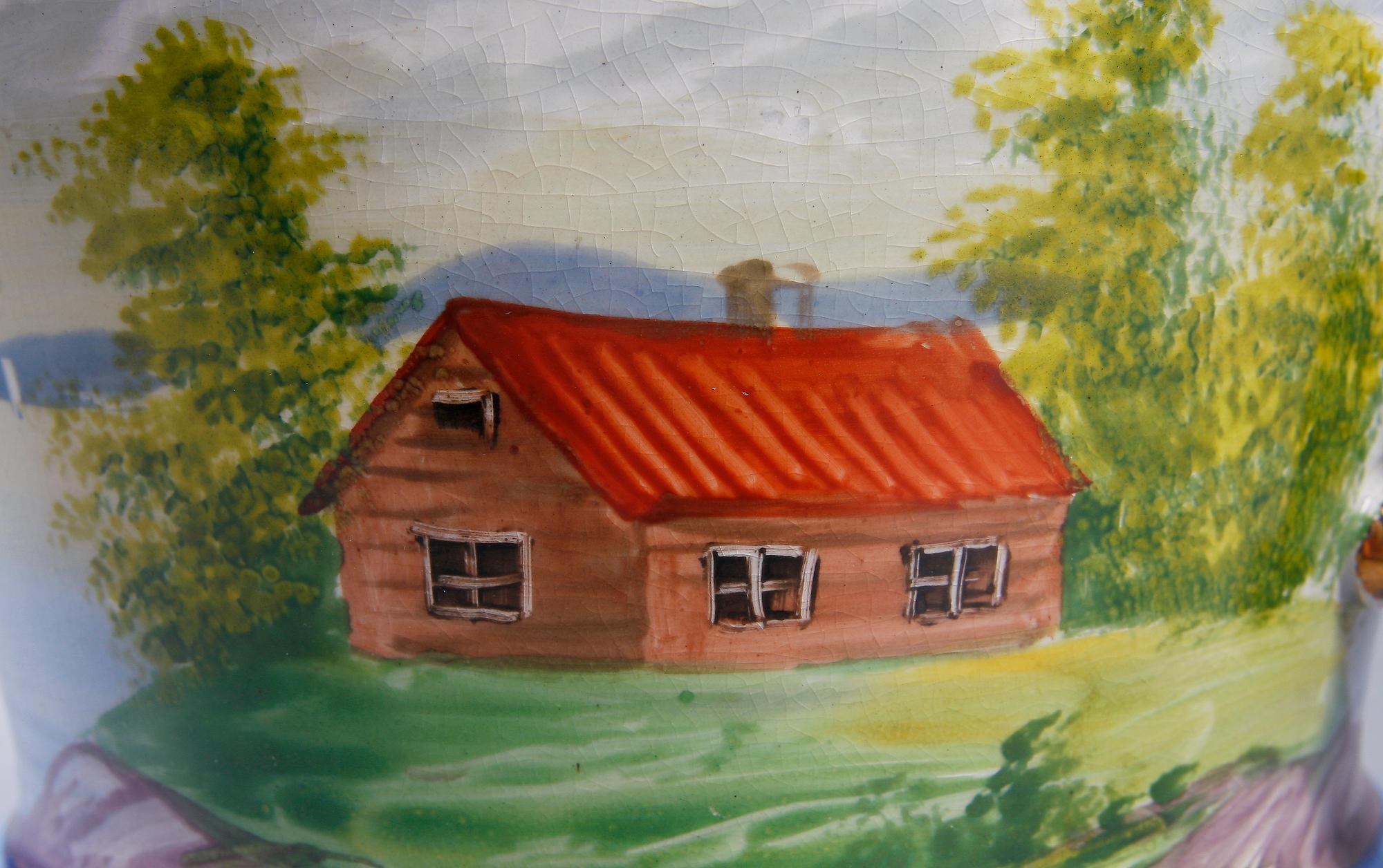 YTTERFODER, flintgods, Gustafsberg, tidigt 1900-tal.