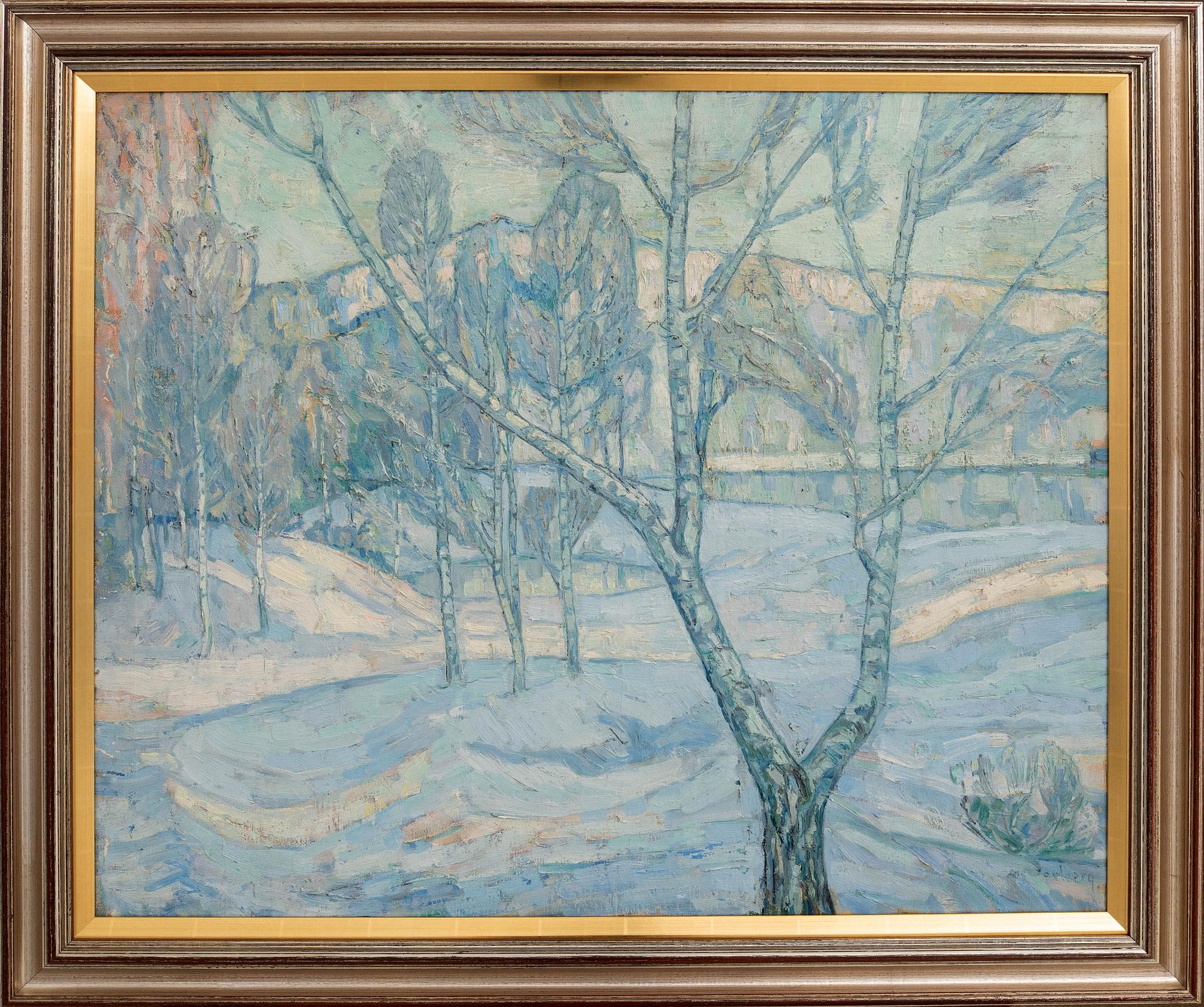Hugo Carlberg, "Landscape in Hoarfrost".