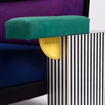 Michele De Lucchi, a "Lido" sofa, Memphis, Italy, post 1982.