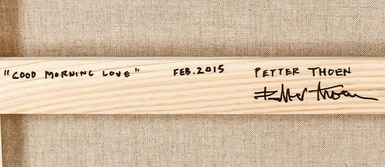 PETTER THOEN, akryl på duk, signerad.