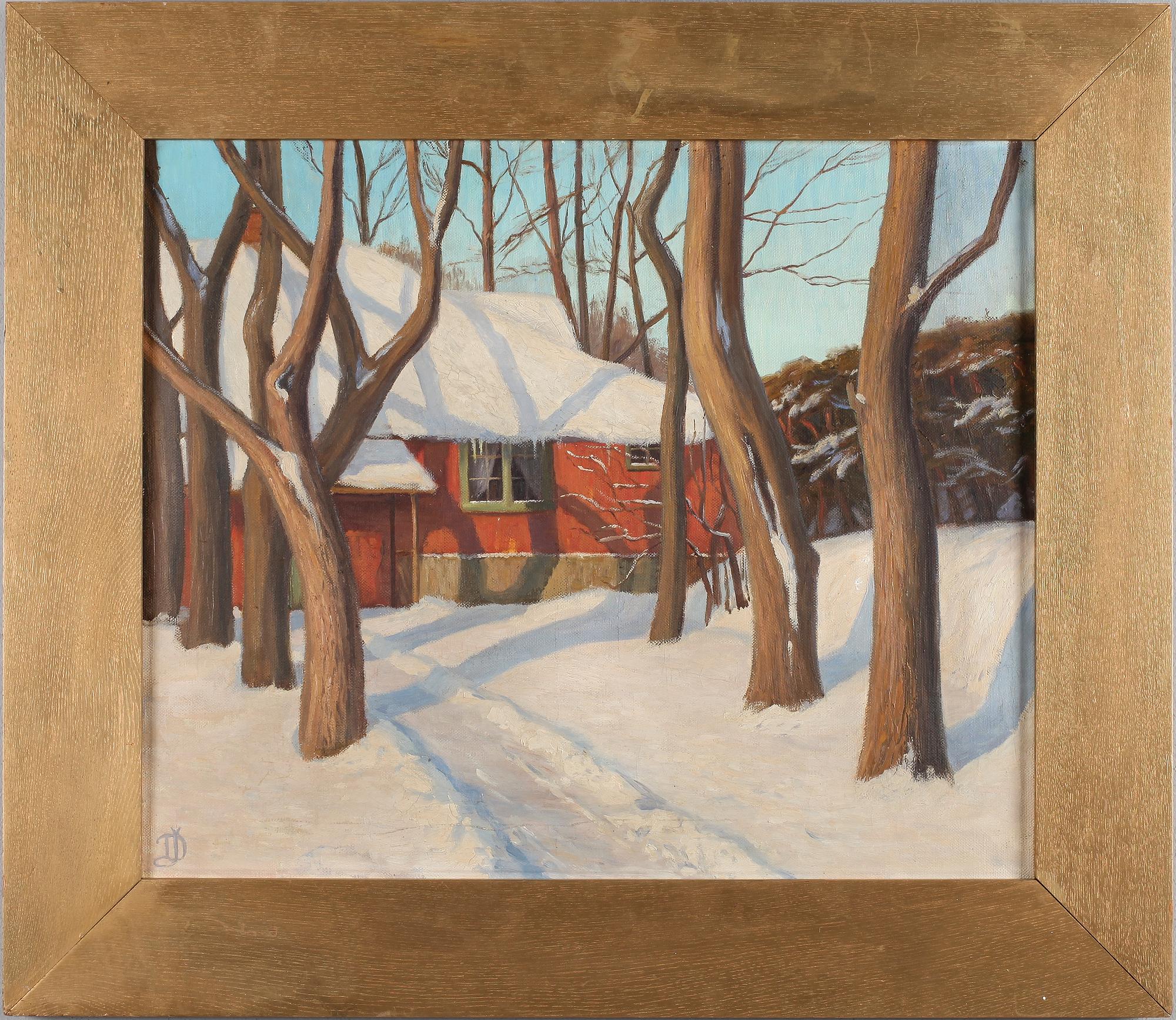 JEANNE DIDRING, olja på duk, monogramsignerad.