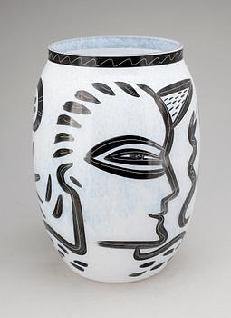 VAS, glas, Ulrica Hydman-Vallien, Kosta Boda, 1900/2000-tal.