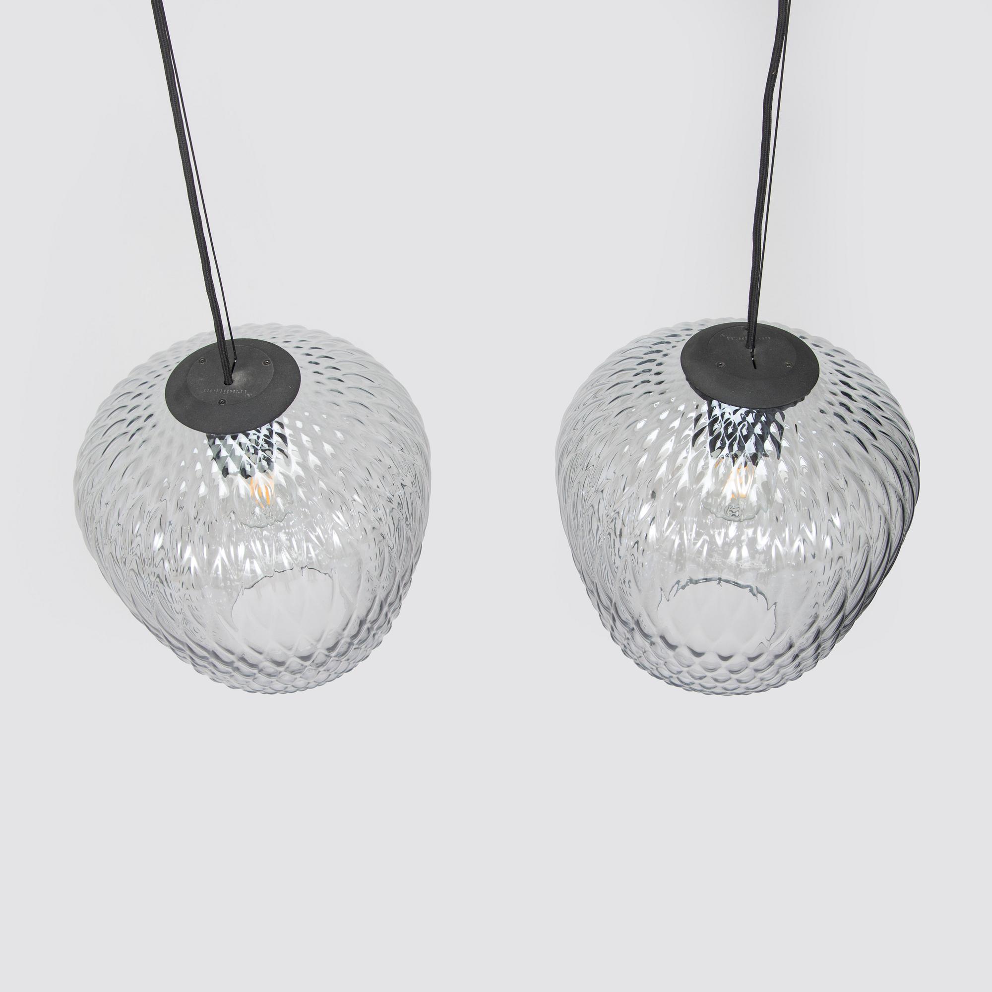 Samuel Wilkinson, a pair of “Blown” pendant lights, &Tradition.