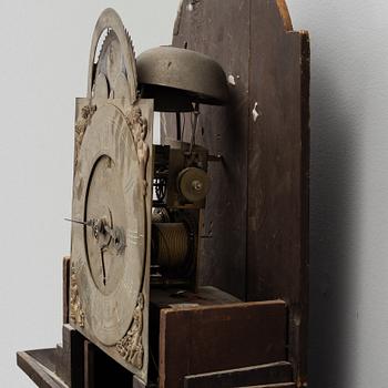 A Dutch longcase clock, 18th / 19th century.