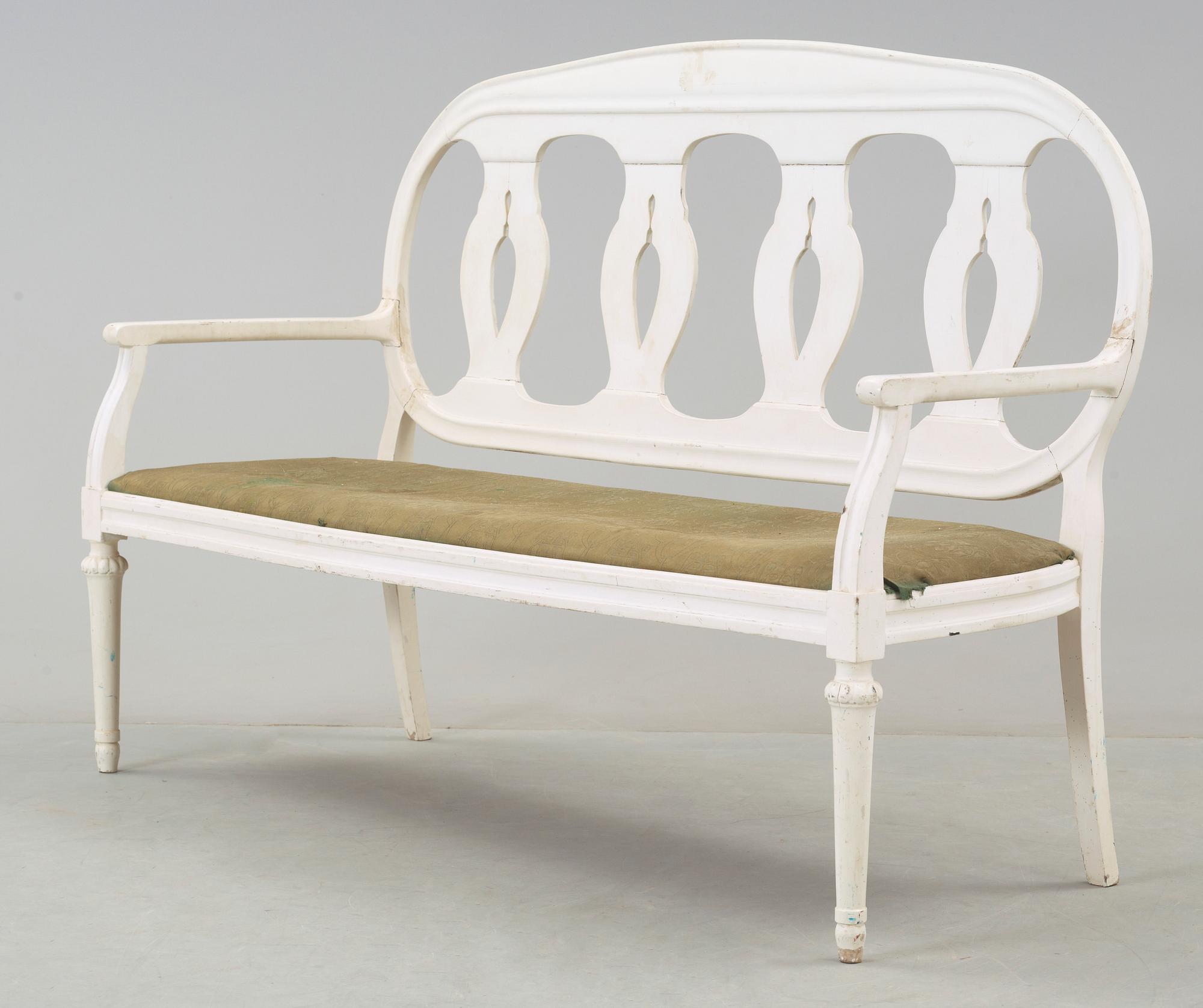 SOFFA, gustaviansk stil, omkring 1900.