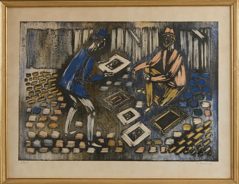 Vytautas Kasiulis, Art Dealer.