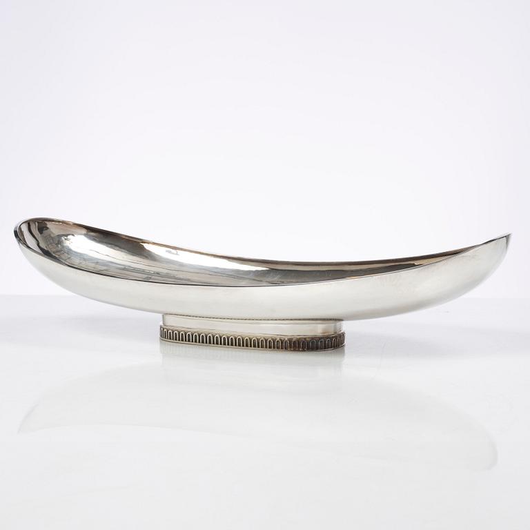 A sterling silver bowl, Swedish import mark, 20th century.