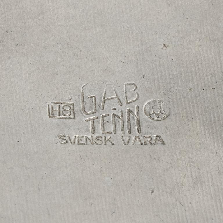 Vaser, 3 st, tenn, GAB, Stockholm, 1933-35.