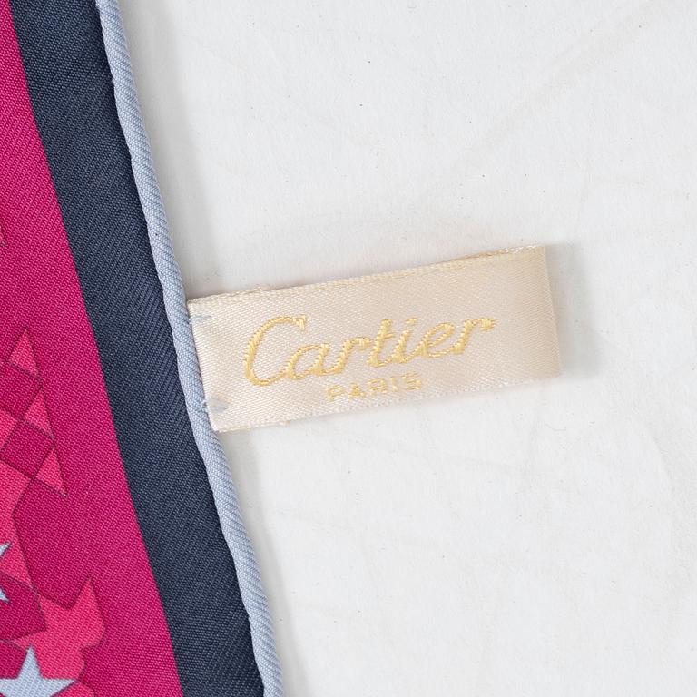 Cartier, scarf.