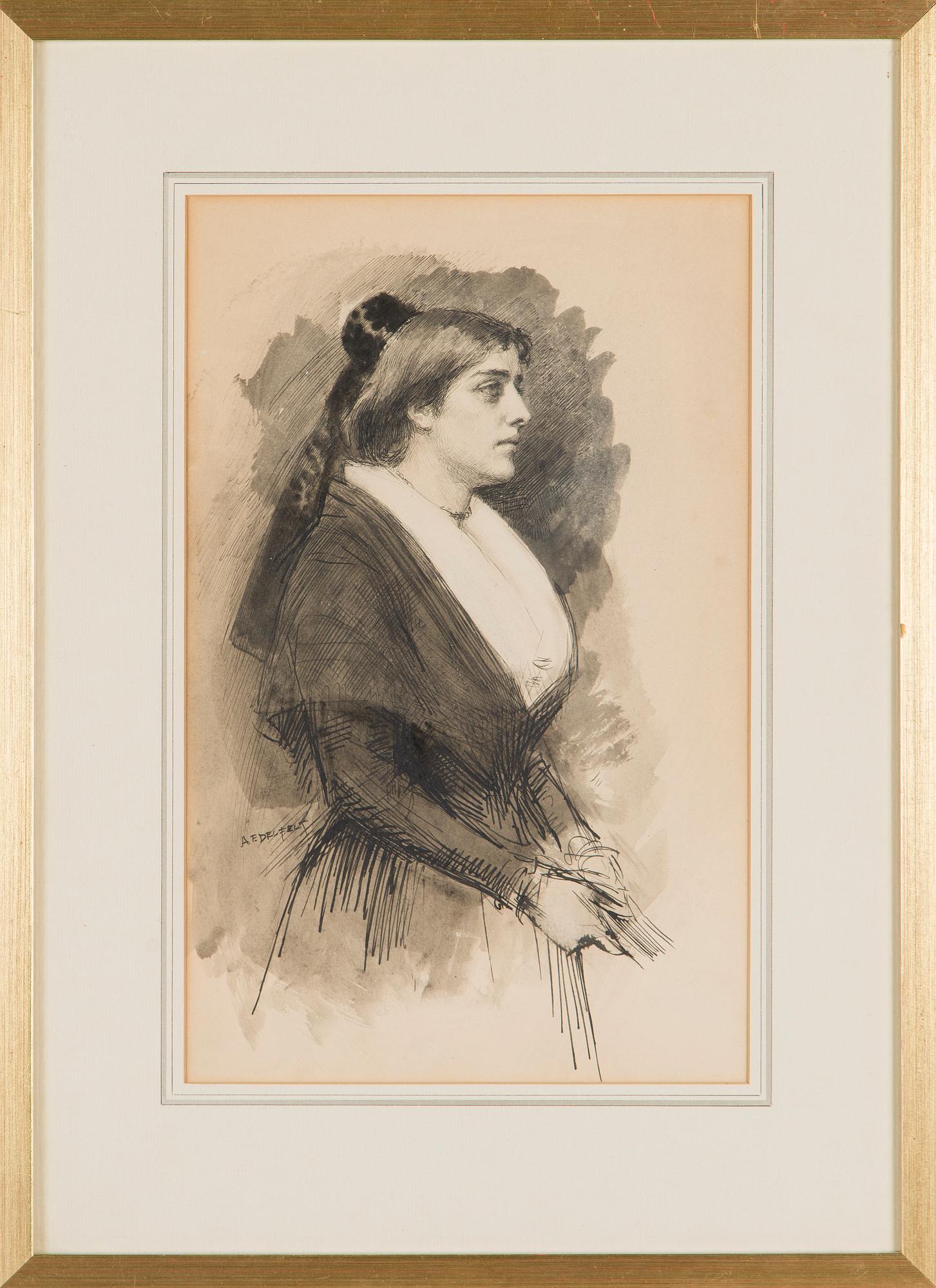 Albert Edelfelt, Arlesienne.