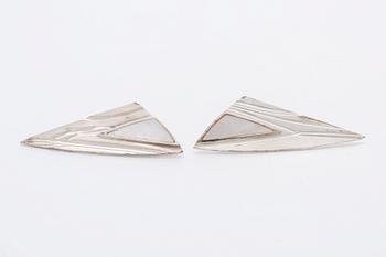 SMYCKEN LAPPONIA 5 par örhängen 2 ringar sterling silver, pärlemor och labradorit, i etuier från Caroli Juvel.