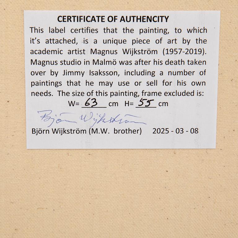 Magnus Wijkström, "Water Lily in the Pond".