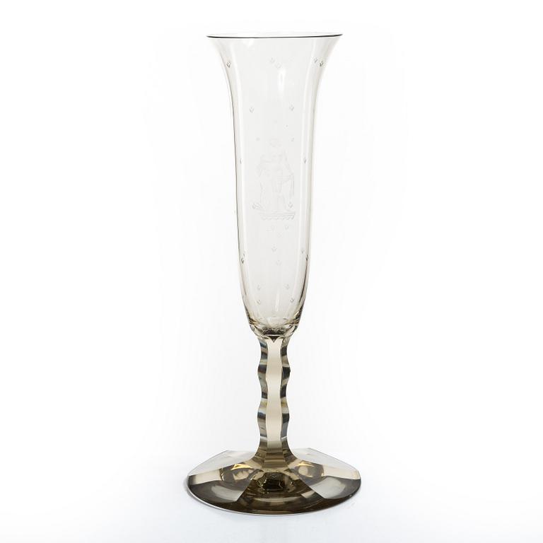 Edward Hald, vas, glas, Orrefors.