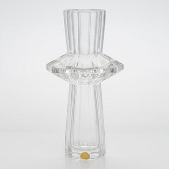 Aimo Okkolin, vas, "Fyr", signerad Aimo Okkolin, Riihimäen Lasi Oy.