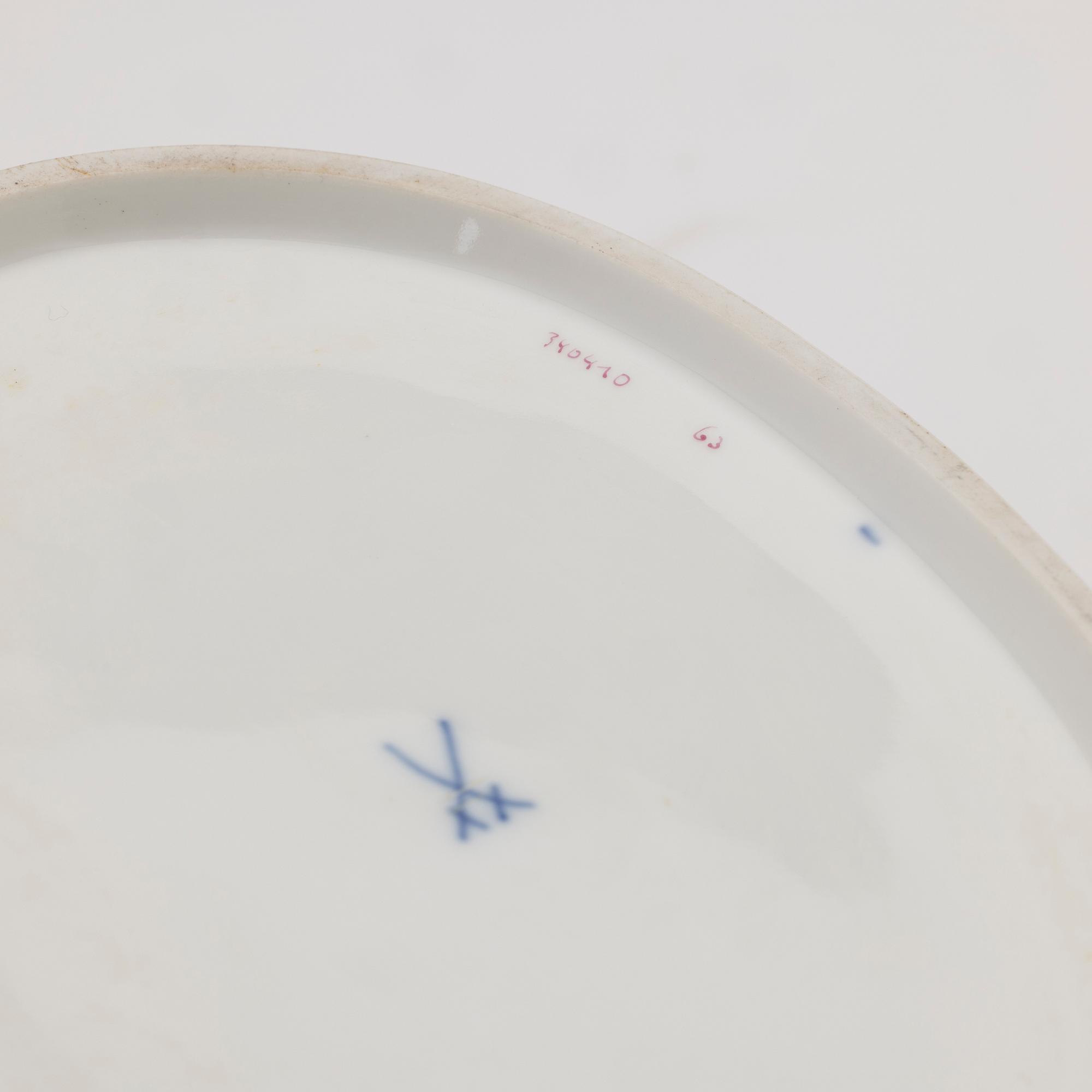 Meissen, Terrin samt lockask, porslin, 1900-tal.