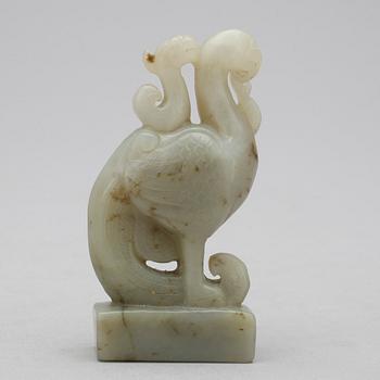 FIGURIN, nefrit, Kina 1900-tal.