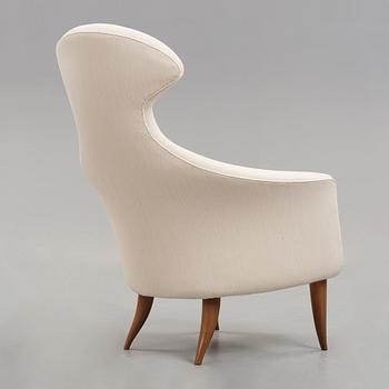 Kerstin Hörlin-Holmquist, A Kerstin Hörlin-Holmquist 'Stora Eva' easy chair, Nordiska Kompaniet, Paradise Triva series, Sweden 1950/60's.