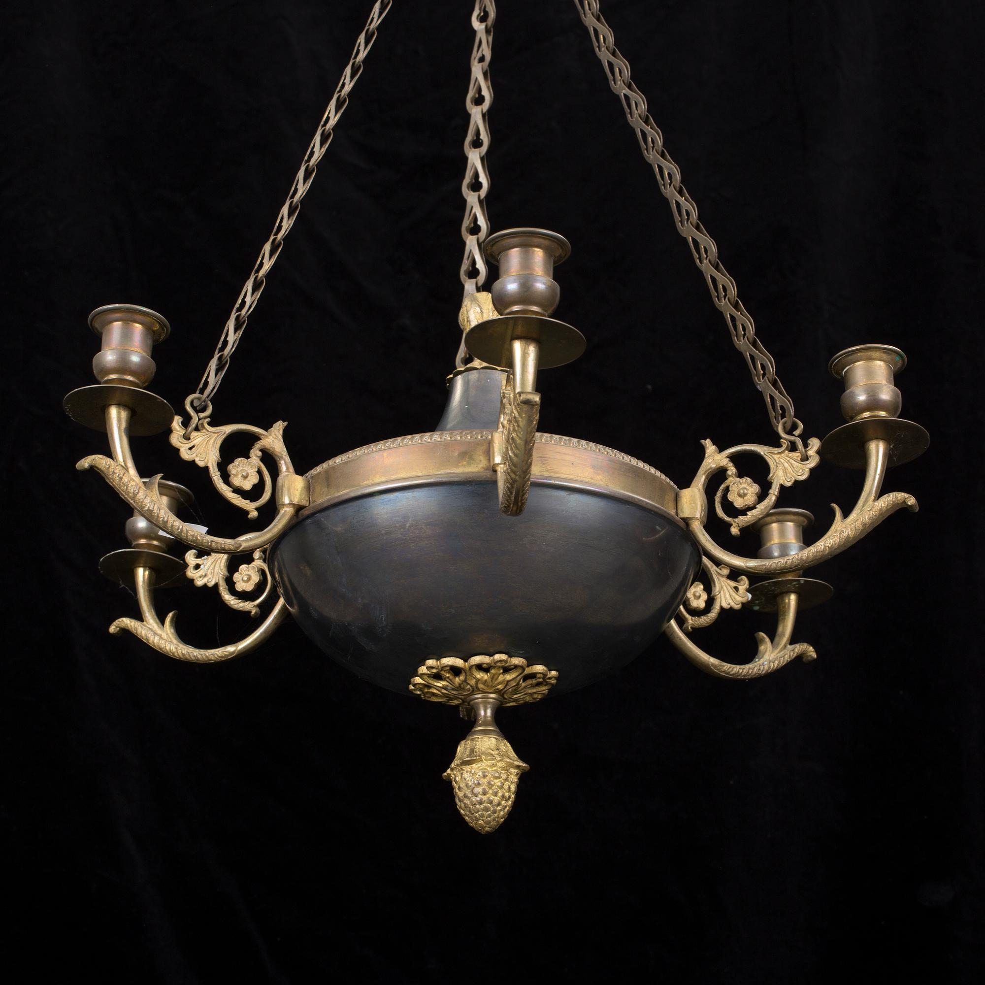 TAKAMPEL, senempire, 1800-talets mitt.