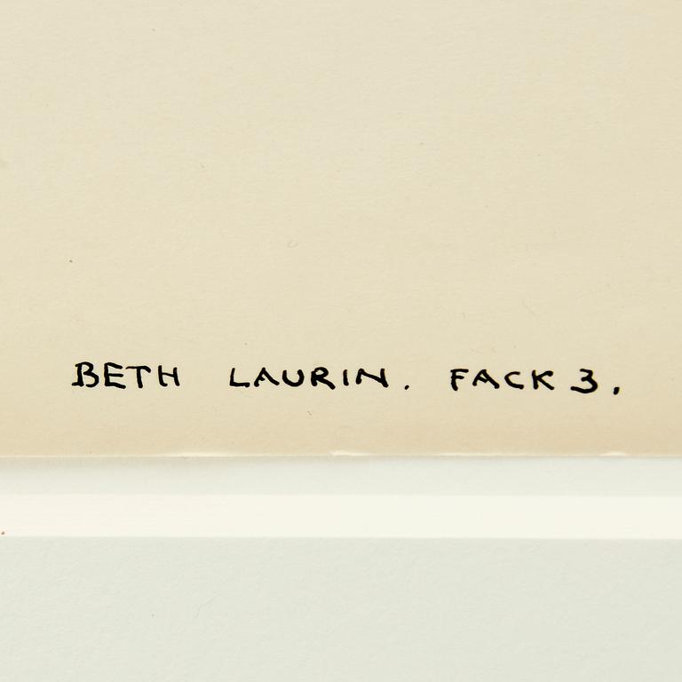 Beth Laurin, "Linearritning 5".