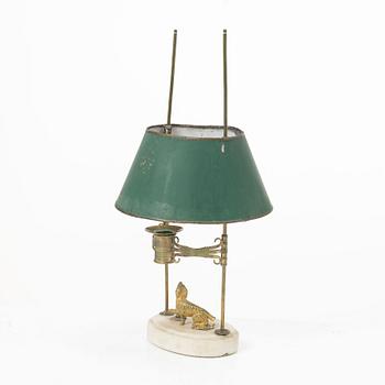 Reading candle holder, late Gustavian, circa 1800.