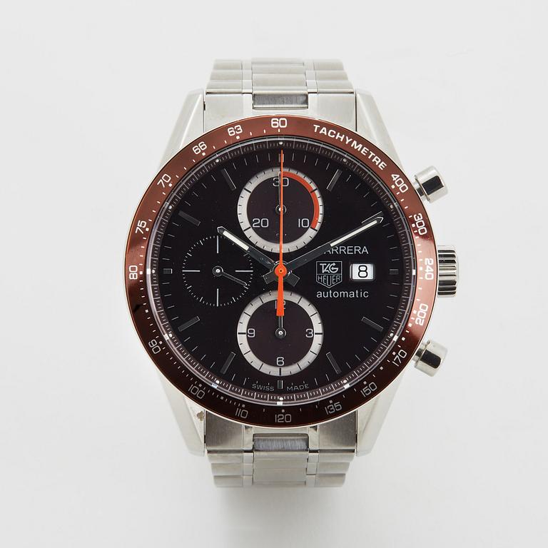 Tag Heuer, Carrera, chronograph, wristwatch, 41 mm.