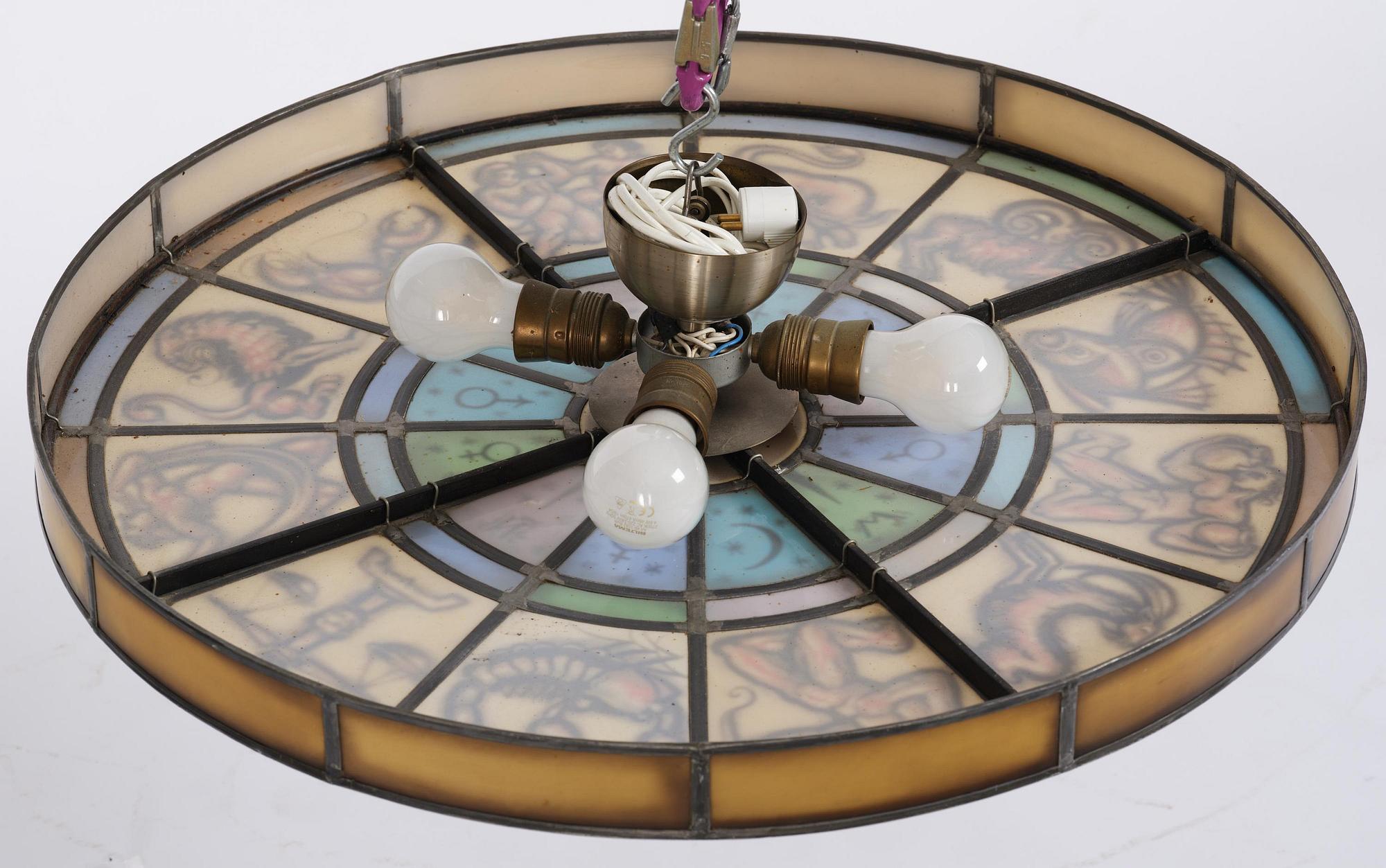 Ceiling light, Sweden, 1930s.