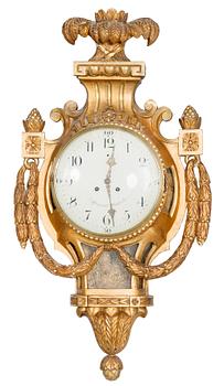 371. A GUSTAVIAN WALL CLOCK.